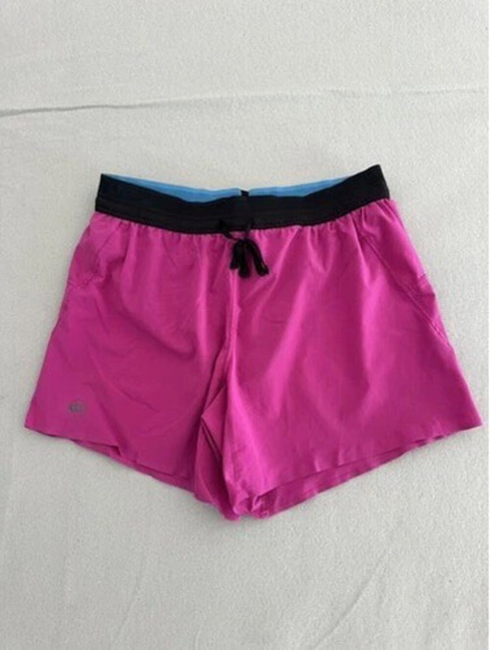Janji Womens Size XS Running Shorts Fuchsia Blue w/ Inner Liner Athletic Gym